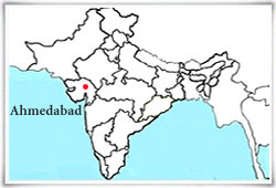Ahmedabad Location - Geographical Location of Ahmedabad India